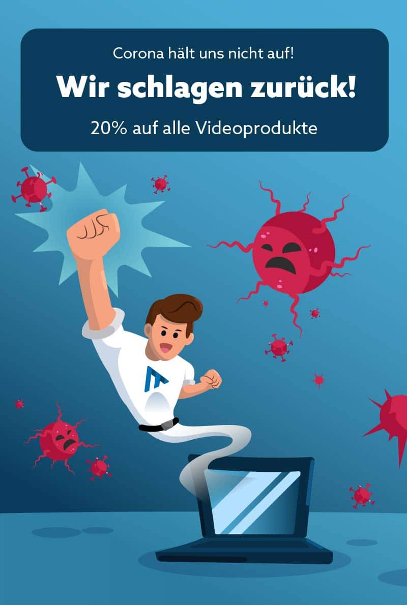 20% Rabatt auf alle Videoprodukte von muthmedia