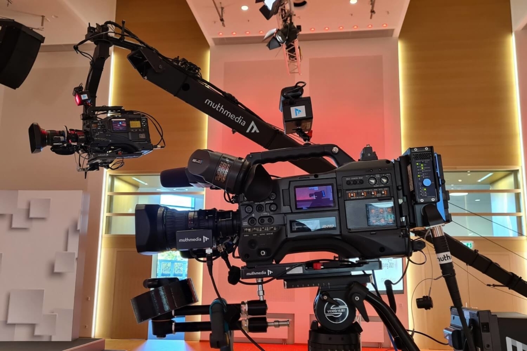 Kameras für Live Streaming in Frankfurt von Livestreaming Produktion muthmedia.