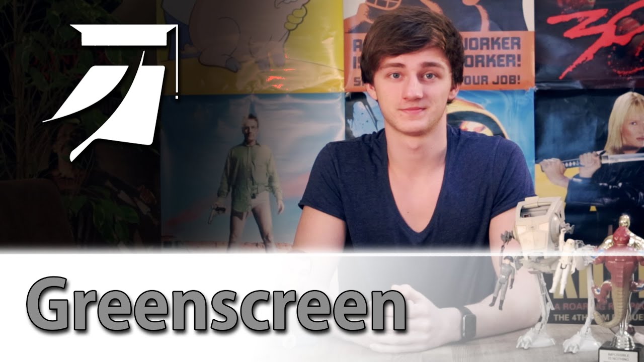Ein muthmedia Mitarbeiter erklärt den Begriff Greenscreen.