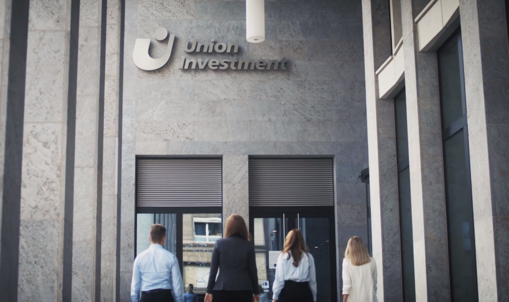 Ausschnitt aus dem Union Investment Employer Branding Video der Frankfurter Videoproduktion muthmedia.