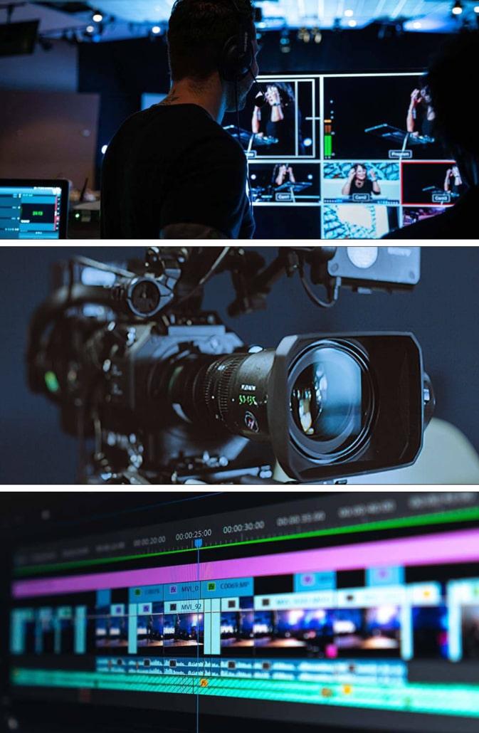 Behind-the-Scenes-Bilder von einer 360 Grad Video Produktion mit muthmedia.