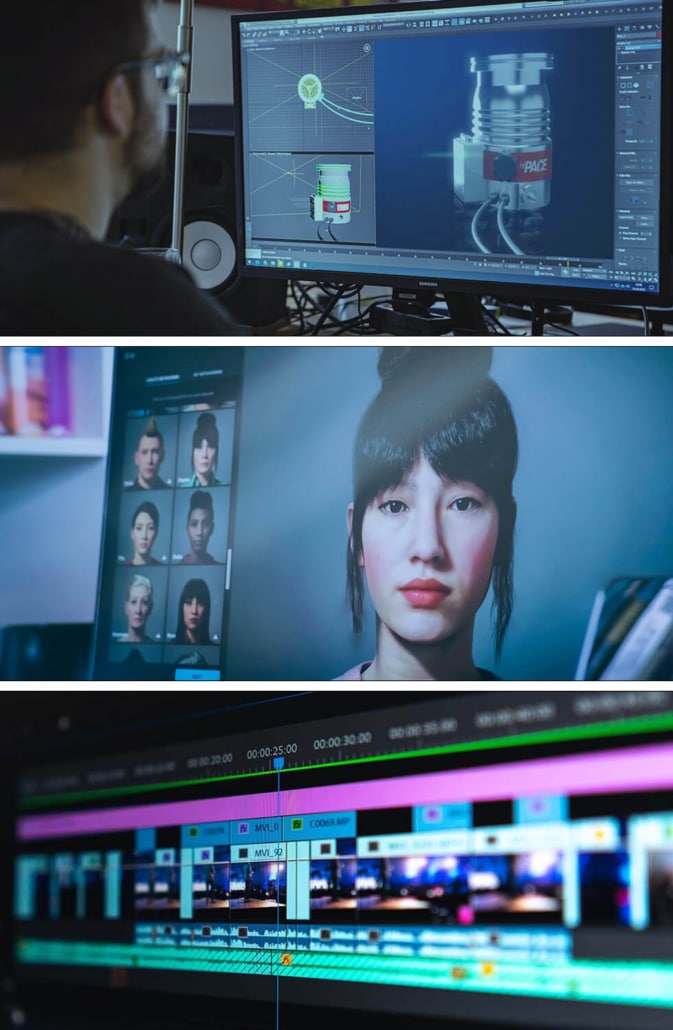 KI-Video-Vorteile bei muthmedia: Bilder aus der Produktion.