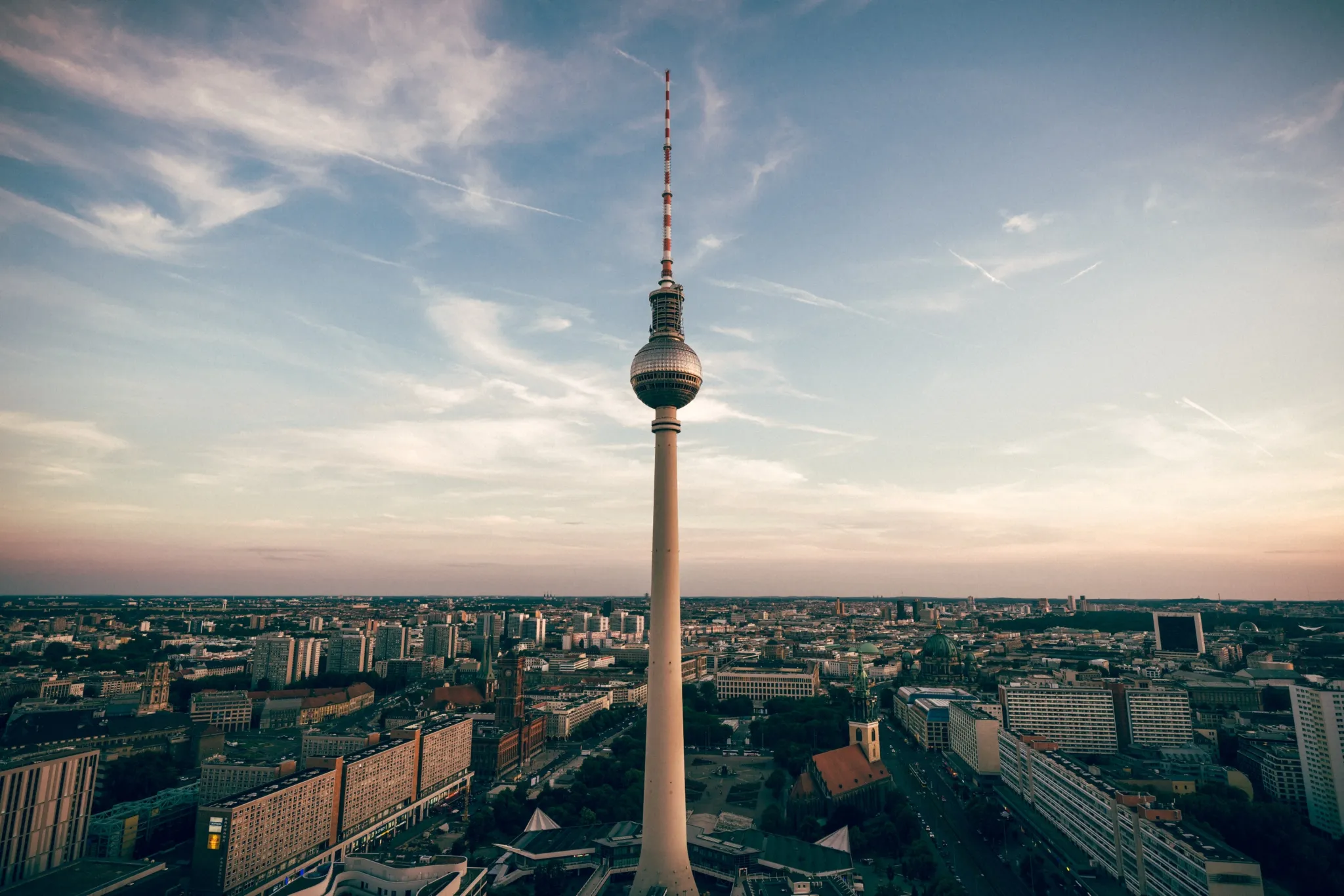 Blick auf den Berliner Fernsehturm Agentur für 3D Animation Berlin