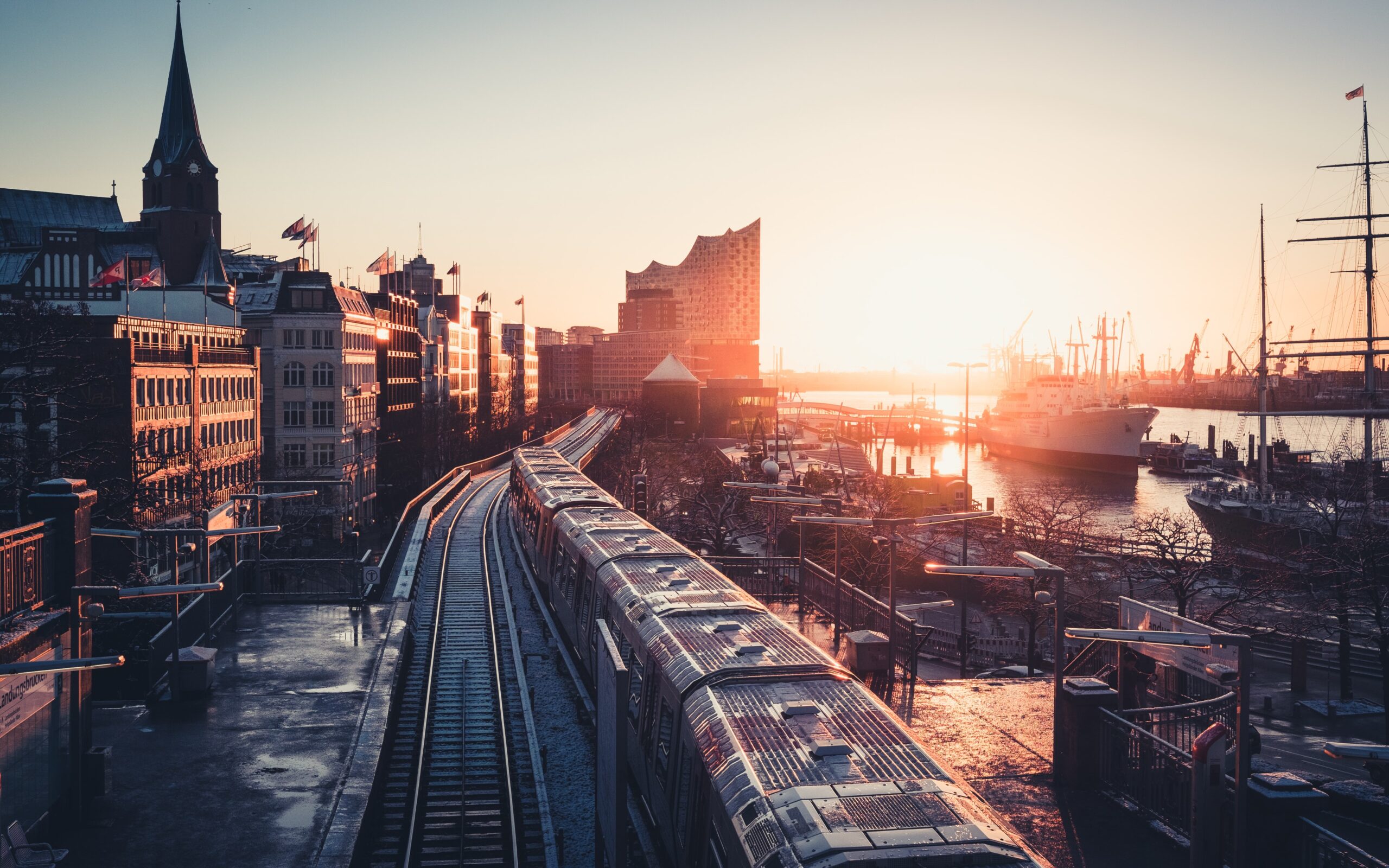 Foto vom Hamburger Hafen Agentur für 3D Animation Hamburg