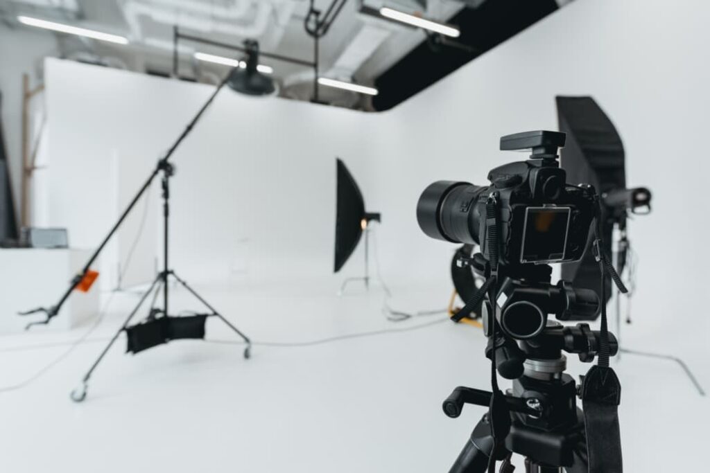 Livestream Produktion in einem Studio für eine verbesserte Qualität