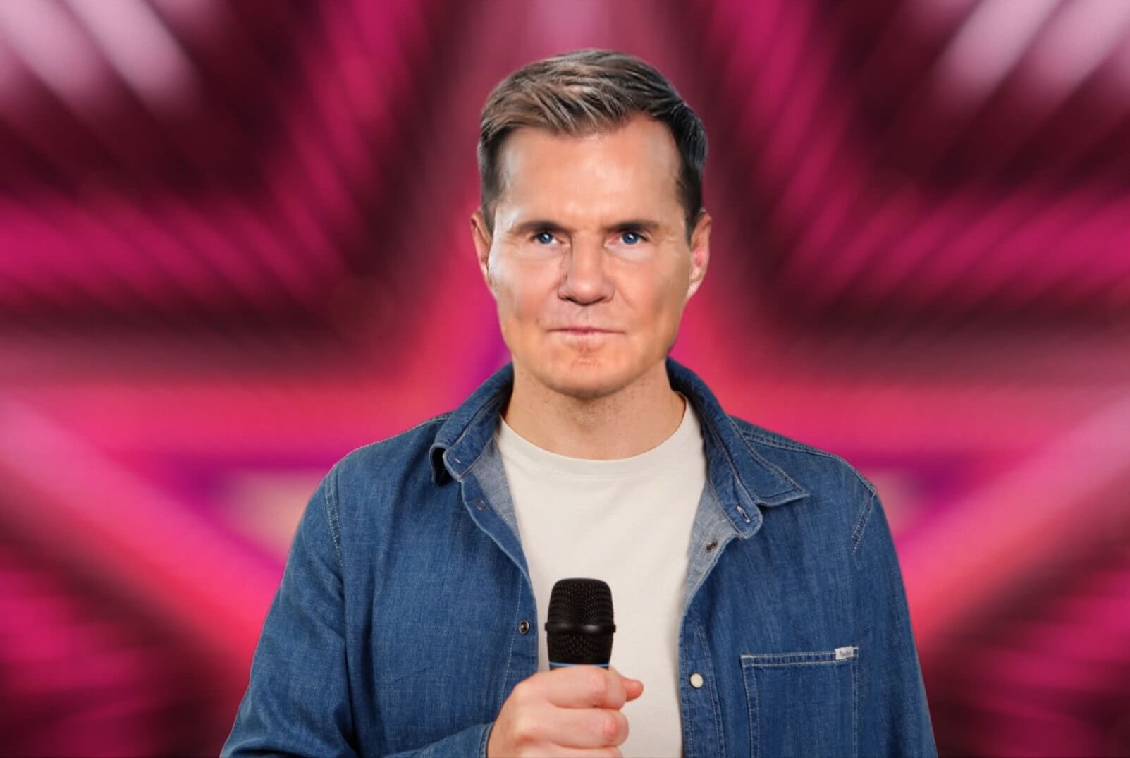 Das Titelbild für den Beitrag "Mit KI Stimme klonen" zeigt ein Deepfake aus einer Unterhaltungssendung.